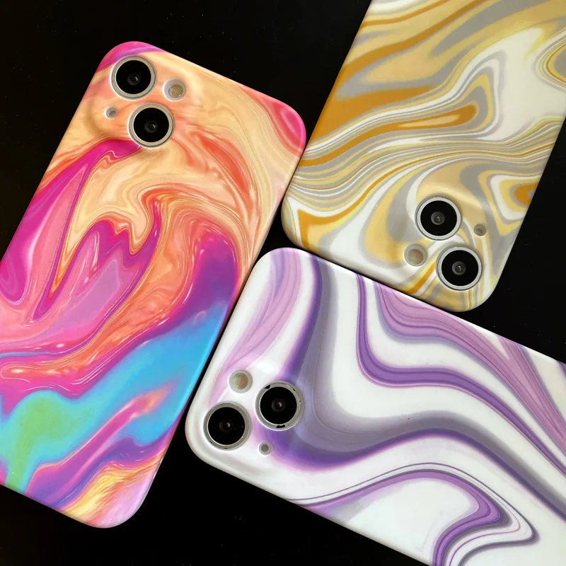 

Water ripple marble phone Case For iPhone 11 12 Pro Max X XS XR 7 8 Plus SE 2020 Fashion trend shell case