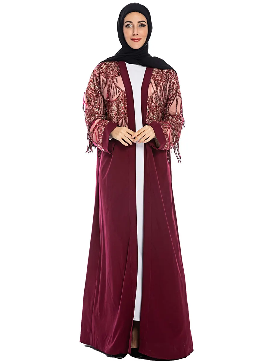 Женский турецкий кафтан Abaya 2019 марокканский Простой Модный женский халат с