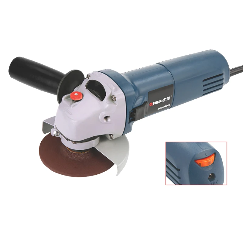 Электрическая угловая шлифовальная машина, 670 Вт, переменная скорость, режущий шлифовальный станок, электроинструмент, бытовая многофункциональная угловая шлифовальная машина Электрическая угловая шлифовальная машина, 670 Вт, переменная скорость, режущий шлифовальный станок, электроинструмент, бытовая многофункциональная угловая шлифовальная машина