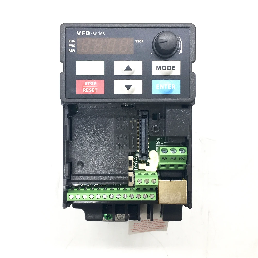 380 В 460 кВт VFD007E43T в VFD015E43T Delta 3PH 2HP Встроенный тормозной Чоппер PLC VFD-E Modbus CNC с