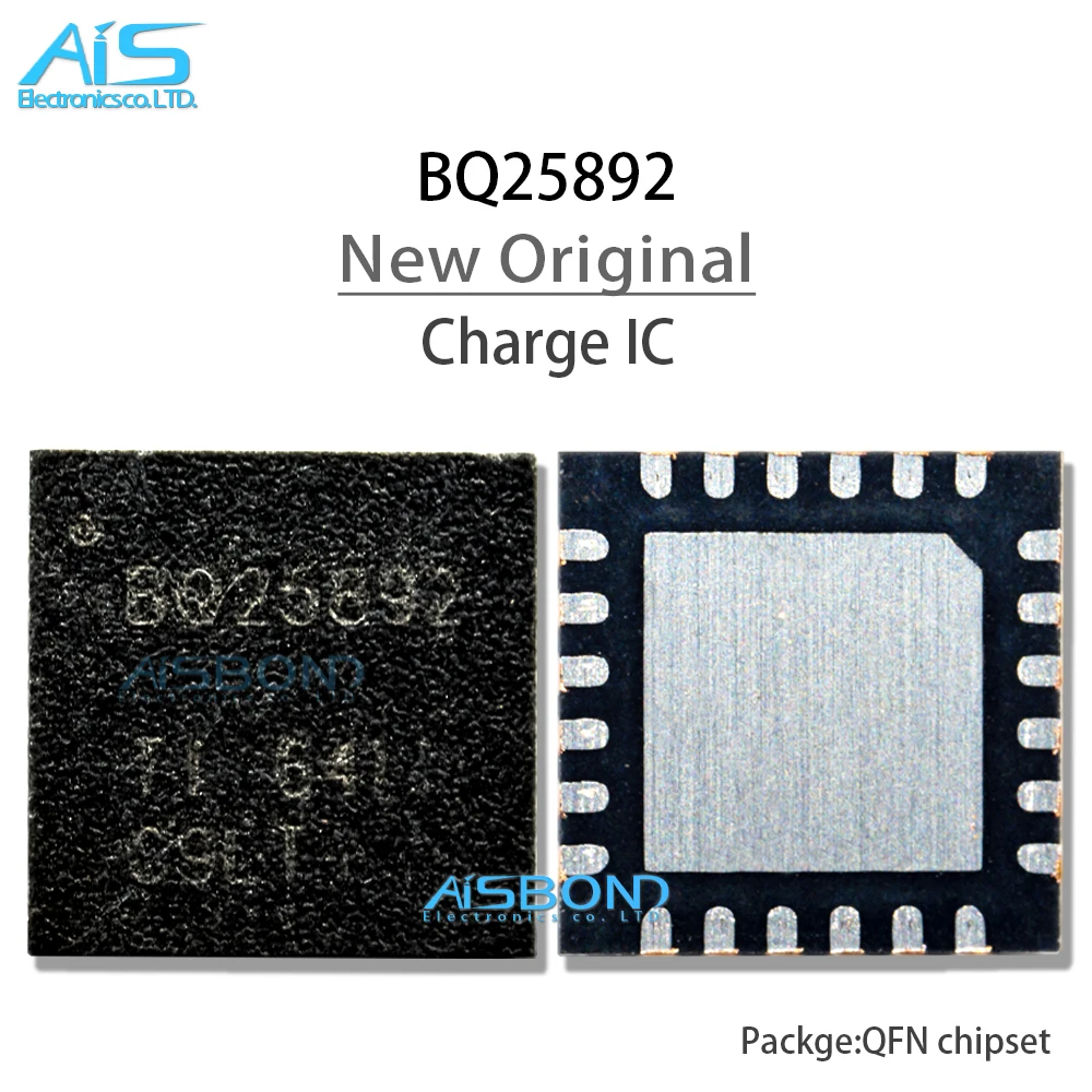 

2 шт./лот 100% Новый оригинальный BQ25892 Зарядное устройство IC 25892 BQ25892RGER QFN-24 USB микросхема подзарядки