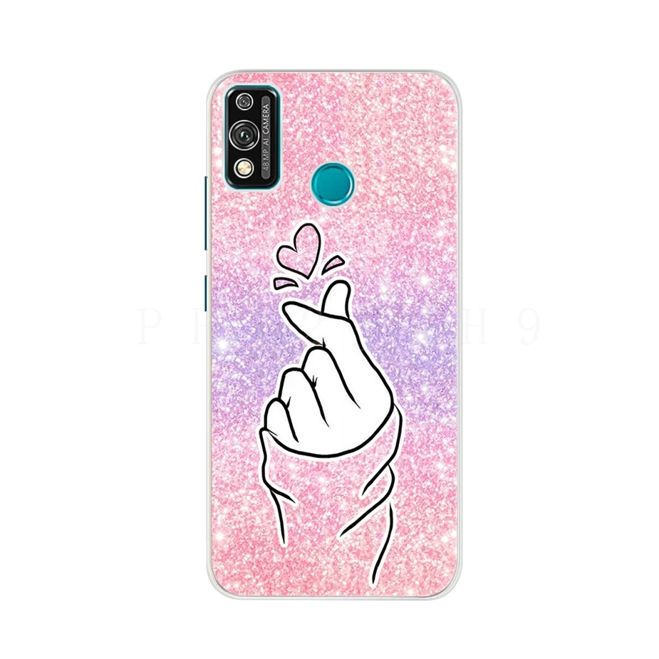 Чехол для Huawei Honor 9X Lite милый модный мультяшный чехол мягкий силиконовый Coque Fundas 9 X |