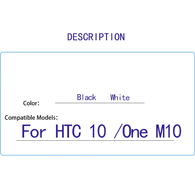 

For HTC 10 One M10 M10H HTC6545LVW HTV32 2PS64 2PS6200 LCD Display Sensor Touch Screen Digitizer Assembly LCD Touch Screen