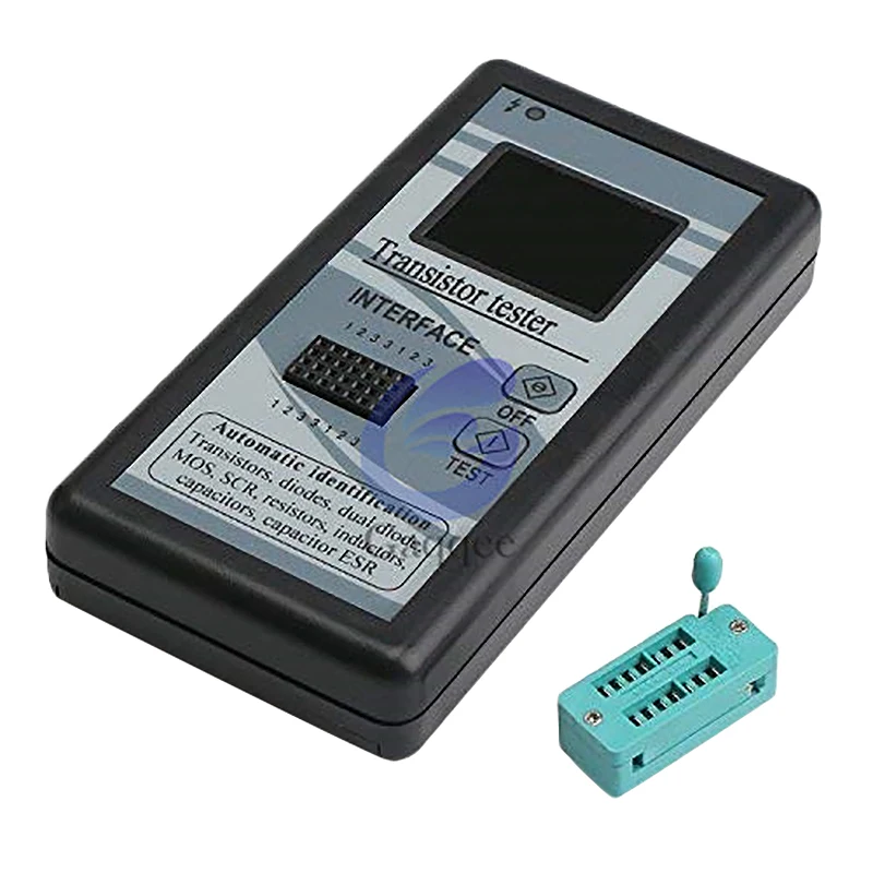 Multi-Purpose M328 Transistor Tester 128X160 Diode Thyristor Capacitance Resistor Inductance MOSFET ESR Meter 1.8 Inch LCD Digit |