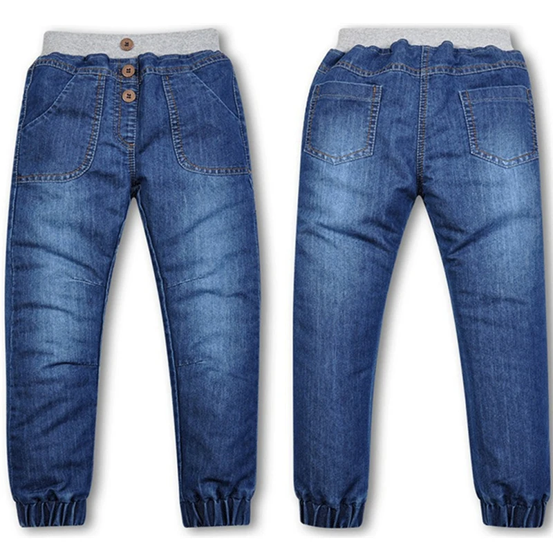 Детские теплые хлопковые джинсы однотонные штаны из натурального вельвета 2020 |