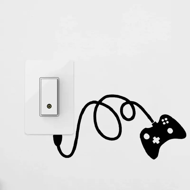 

Стикеры для выключателей и розеток, наклейки для окон и ноутбуков, забавные стильные виниловые украшения для стен и дома, автоматические то...