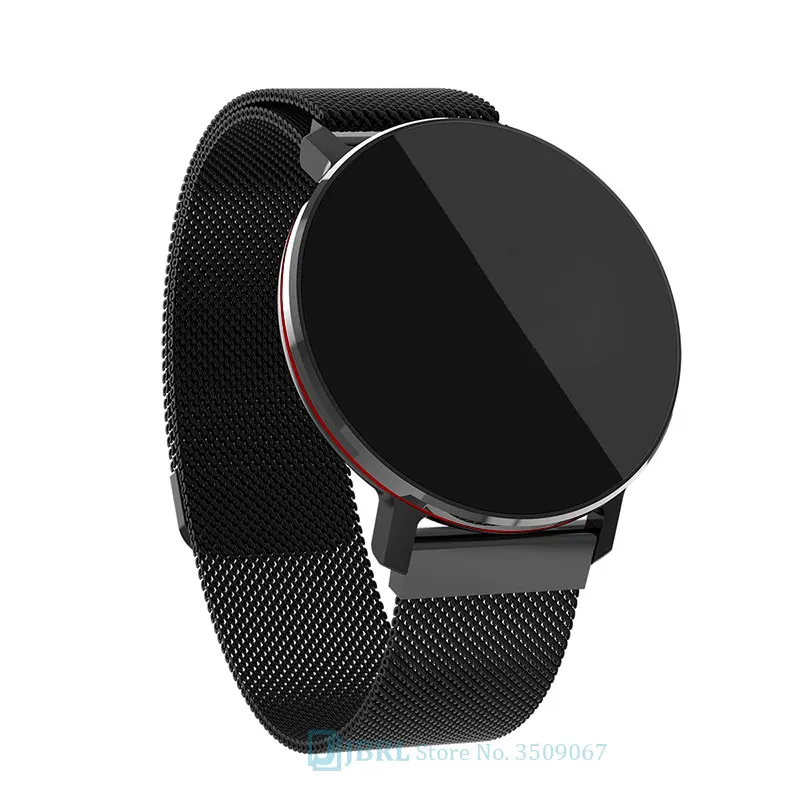 Круглые смарт браслет Для мужчин женщин Smartband для Android IOS Фитнес трекер