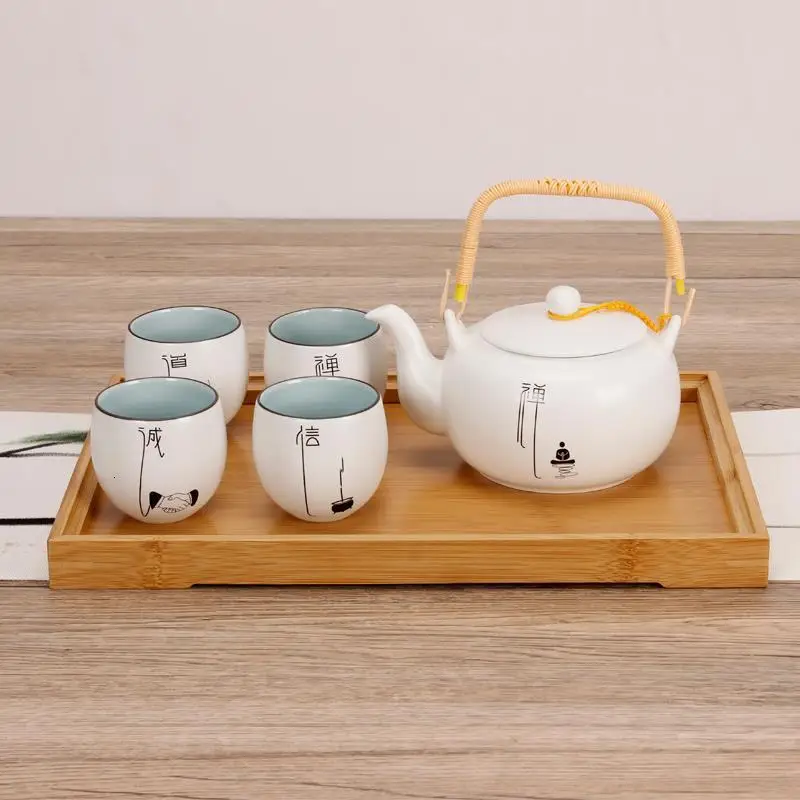 Высокий набор для сервировки чая из пла и китайского Чино подставка контейнера - Фото №1