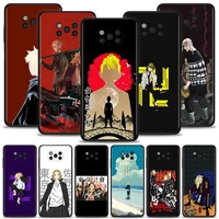 tokyo revengers phone case for xiaomi mi poco x3 nfc x3 pro f3 x3 gt m3 f1 m3 pro 5g f3 gt black soft cover funda capa