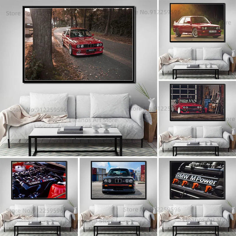 Z148 BMW E30 M3 M Супер гоночный автомобиль с мощным двигателем классический винтажный