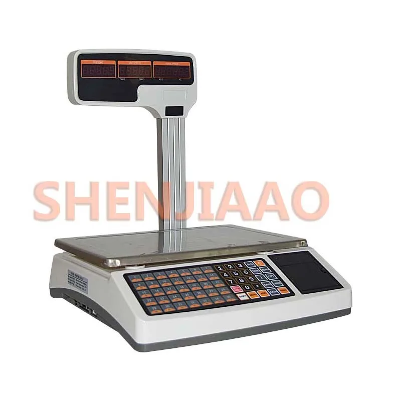 Коммерческие Электронные весы со штрих-кодом электронные стандартной