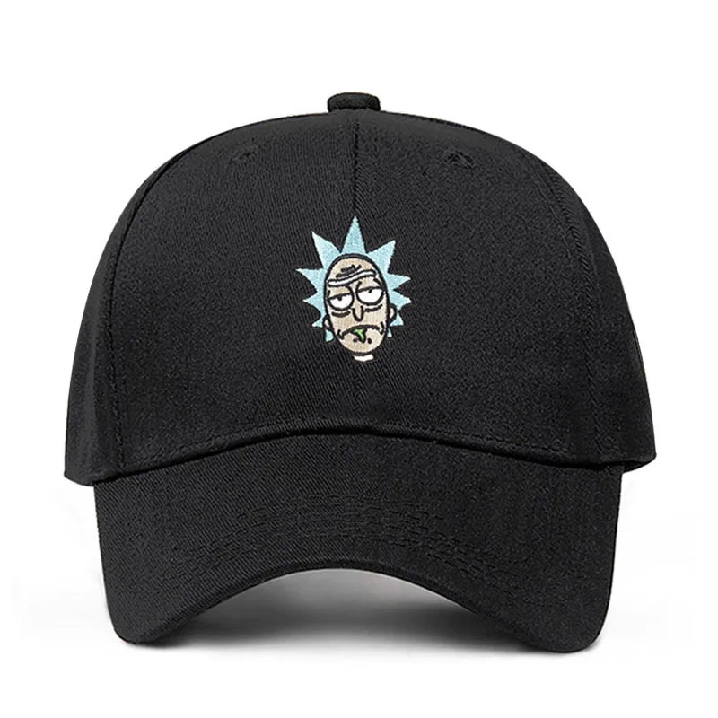 Рик и Морти хаки папа шляпа Crazy Rick бейсболки женские Американский Аниме хлопок вышивка Snapback аниме любителей кепки для мужчин