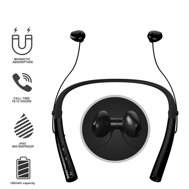 Q14 bluetooth наушники-вкладыши стерео спортивные наушники Hi-Fi бас гарнитура