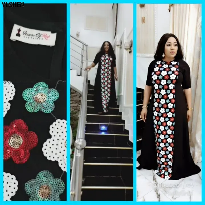 Африканские платья для женщин Дашики летнее платье в африканском стиле Женская