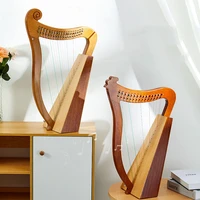 celtic music kit instrument harp holy lyre small lyra vgreek wood solid mahogany frends jews notes muzik aleti hx50sq