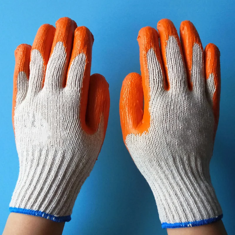 Плоская резиновая Перчатки Толстая износостойкая Нескользящая ближнего света
