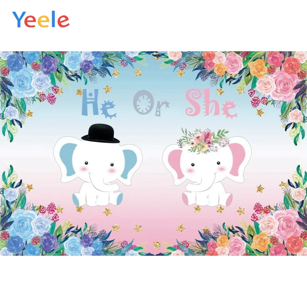 Фон для фотографирования новорожденных с изображением желтого цветка слона|Фон