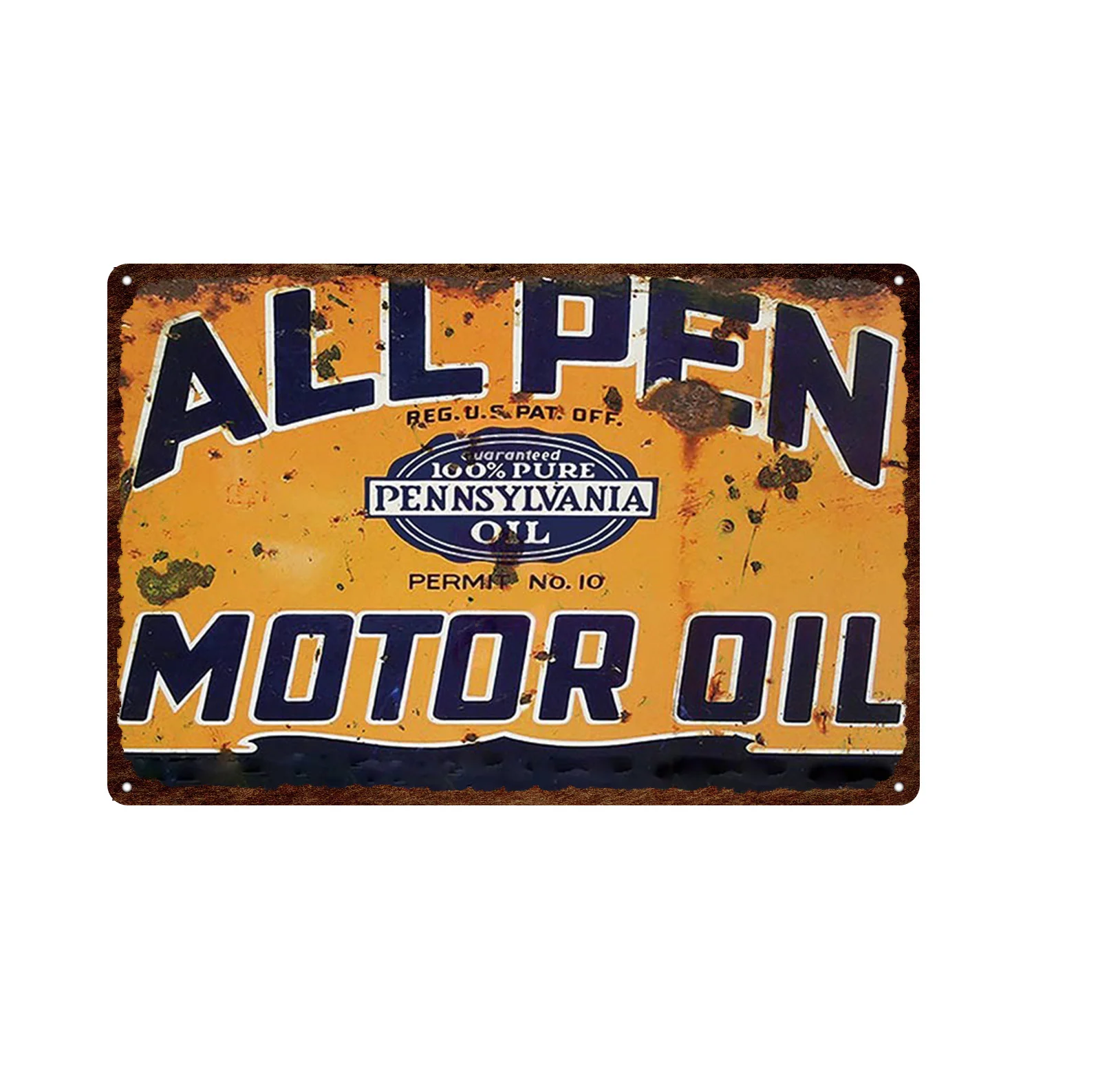 

Tin Garage Brand Gasoline Motor Oil Billboard Decoration Iron Plate Metal Decoration Brand Various Brand Motor Oil Billboard