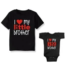 Одинаковые рубашки для братьев и сестер футболки с надписью 