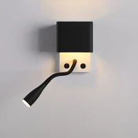 Modern Led Wall Lamp 8W With USB Charge Wall Light Indoor Adjustable Bedroom Living Room Nordic Wall Lamps Aisle Wall Sconces