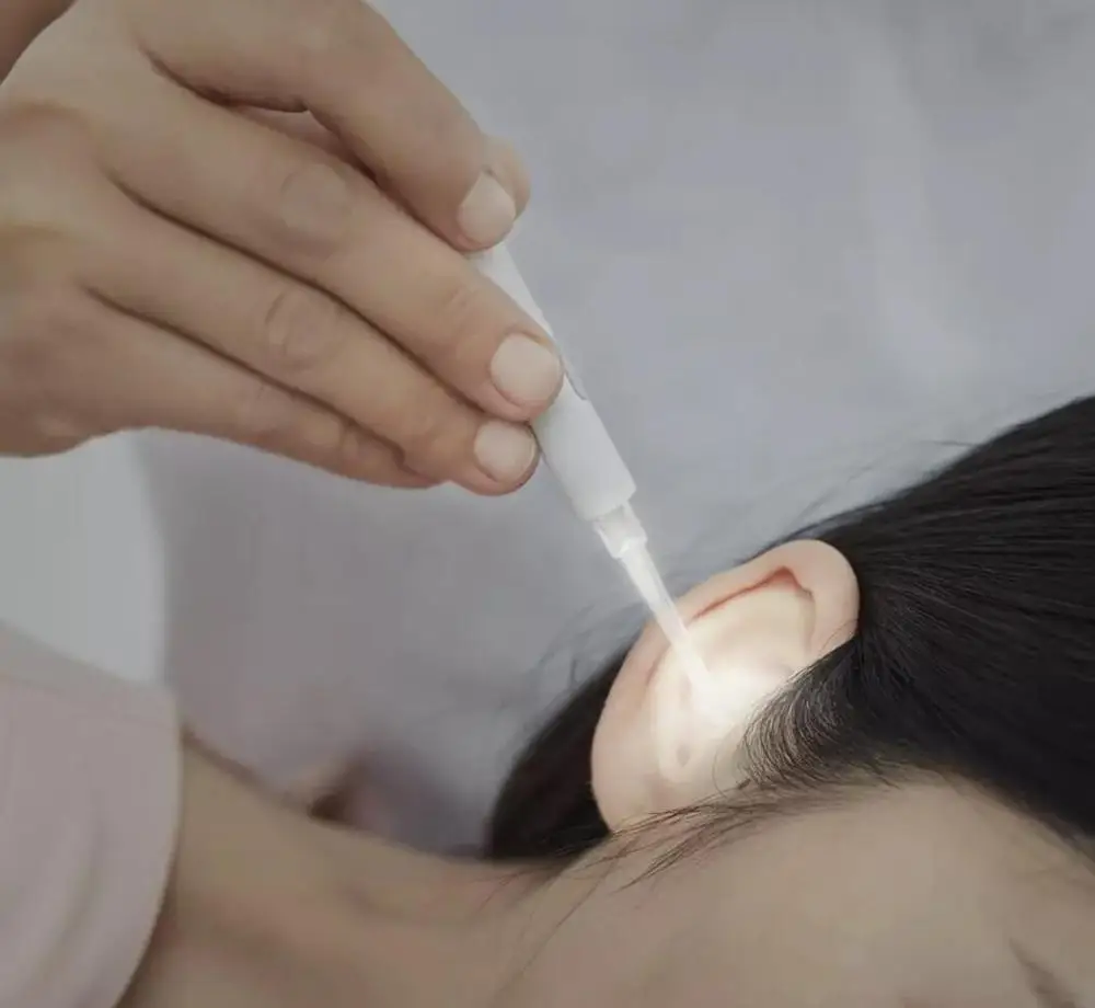 HUOHOU Portable LED Flashlight Ear Cleaner Set Mini Cleaning Earpick Wax Remover Spoon Nail Chipper For Baby | Электроника