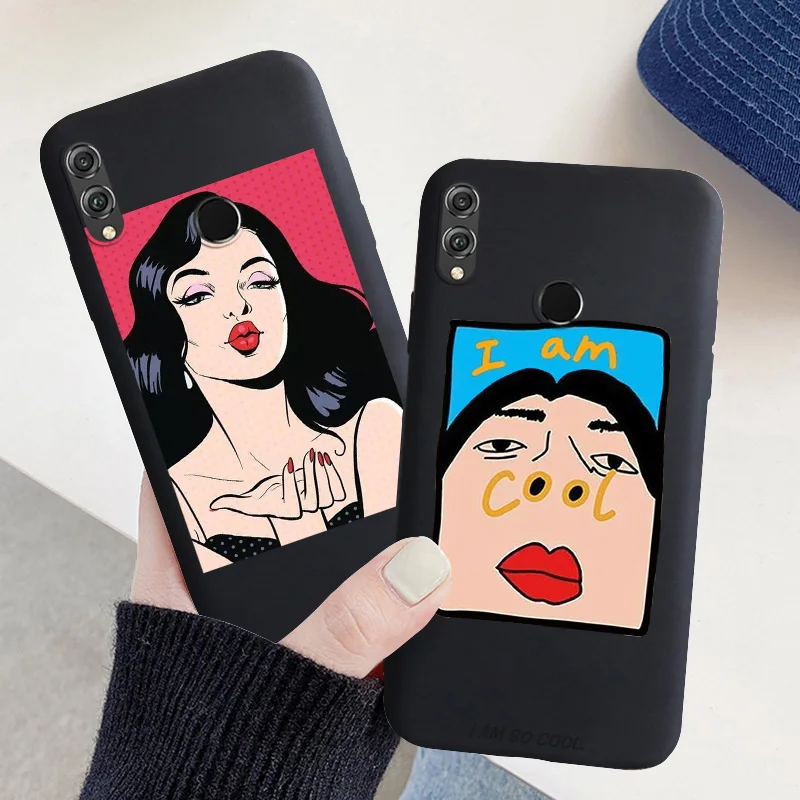 

Funny Girl Soft Silicone Case For Huawei Honor 6X 7X 8A 8C 8X Lite 9I V9 Phone Cover Honor 9X Premium 8S 7S 9A 9C 9S 7A 7C Pro