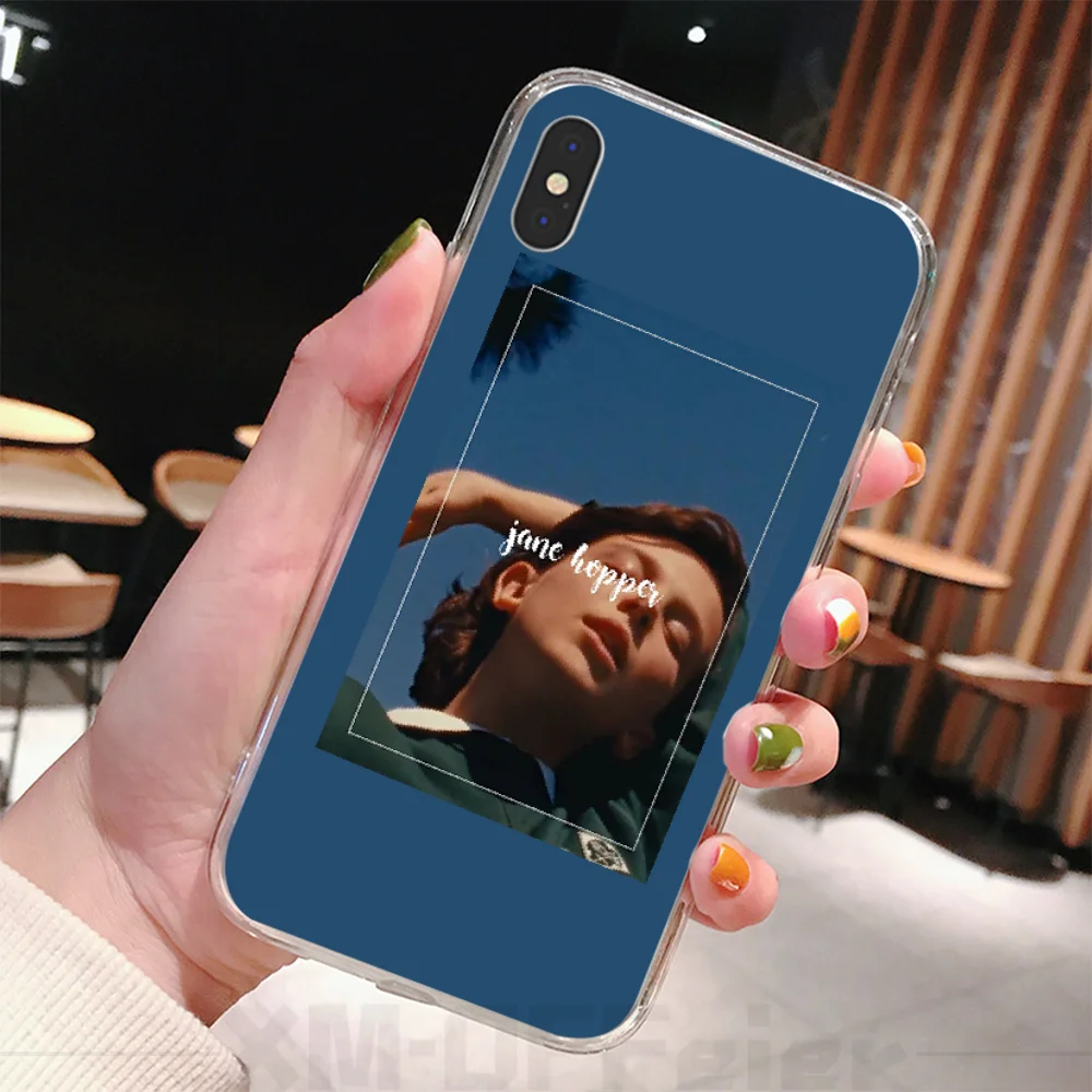 Для iphone 7 8 Милли Бобби Браун узор пользовательские фото мягкий чехол для телефона