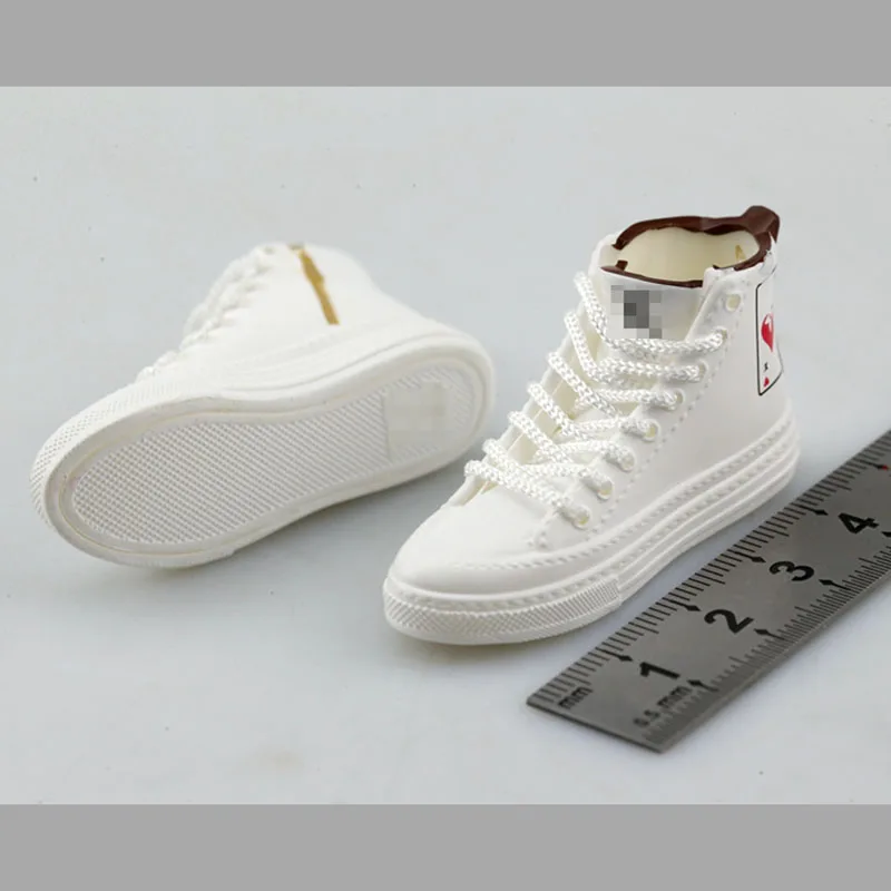 

1:6 Scale Female Fashion Casual Sneakers Accessories Women Girl Shoe with shoelace For 12" Action Figures Body Doll Toy display
