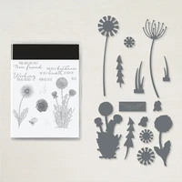 dandelion metal cutting dies and stamps stencils for diy scrapbooking stampphoto album decorative embossing diy paper cards
