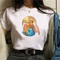 2021 best sell new kawaii angel women ladies harajuku aesthetic t shirt ulzzang graphic hip hop korean style female t shirt