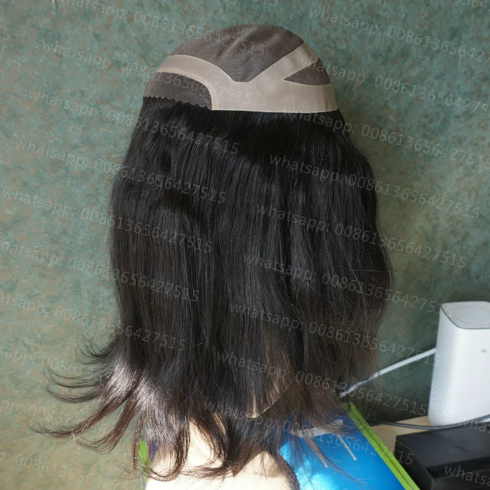 Hstonir человеческие женские волосы Топ кусок Handtied Magic Closure Toupee Secret Crown remy шиньон