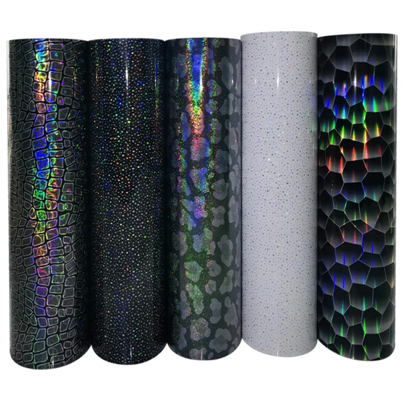 DIY голографический лазер термополиуретановый виниловый термотрансферный 10