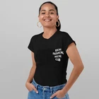 Футболка унисекс с карманом, забавная Повседневная хипстерская футболка с рисунком