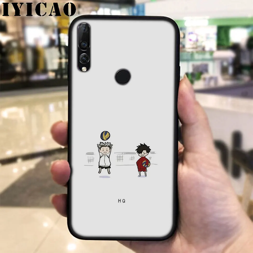 IYICAO Nekoma Karasuno мягкий телефон для huawei P8 P9 P10 P20 P30 Lite Pro P Smart Z Plus 2019 чехол |