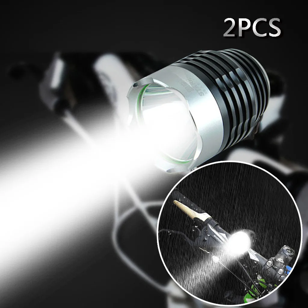 2 шт. 3000 люмен XML Q5 интерфейс светодиодный велосипедный фонарь фара 3