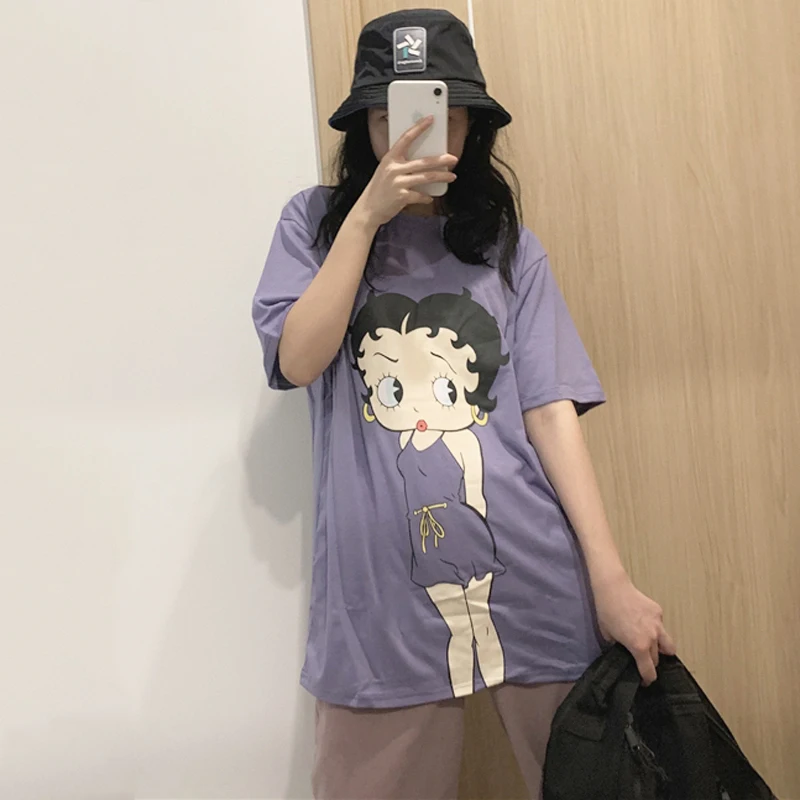 2020 новые летние футболки для женщин Футболка колледжа Harajuku футболка с принтом