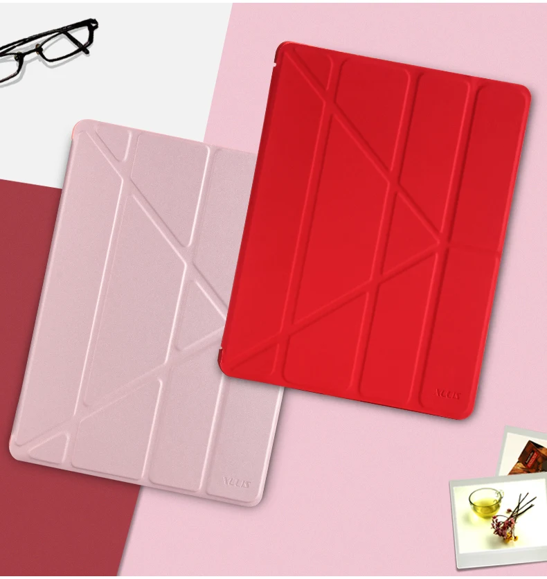 Чехол для iPad Pro 9,7 дюйма Кожаный силиконовый Multi-fold Смарт Обложка для iPad Pro 9,7 чехол A1673 A1674 A1675 Funda