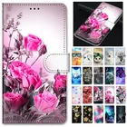 Чехол-книжка для OPPO A15, A15S, A53, A32, A33, A93, A5, A9 2020, Realme C3, C15, C12, C25, 5, кожаный