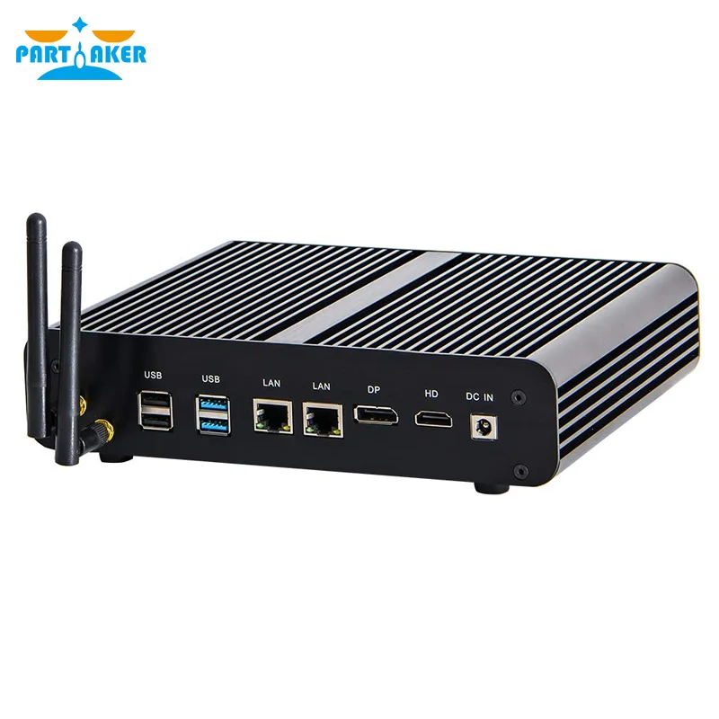 Мини ПК Intel core i7 7-е поколение 7560U Windows 10 HDMI DP 4K HTPC настольный компьютер с кабелем 4k HD