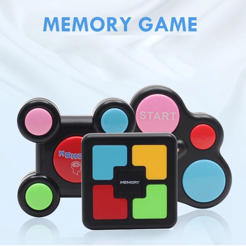 Память игры огни и звук Повторите мой мигающий Souptoys тренировки памяти электронная консоль головоломки антистрессовая игрушка