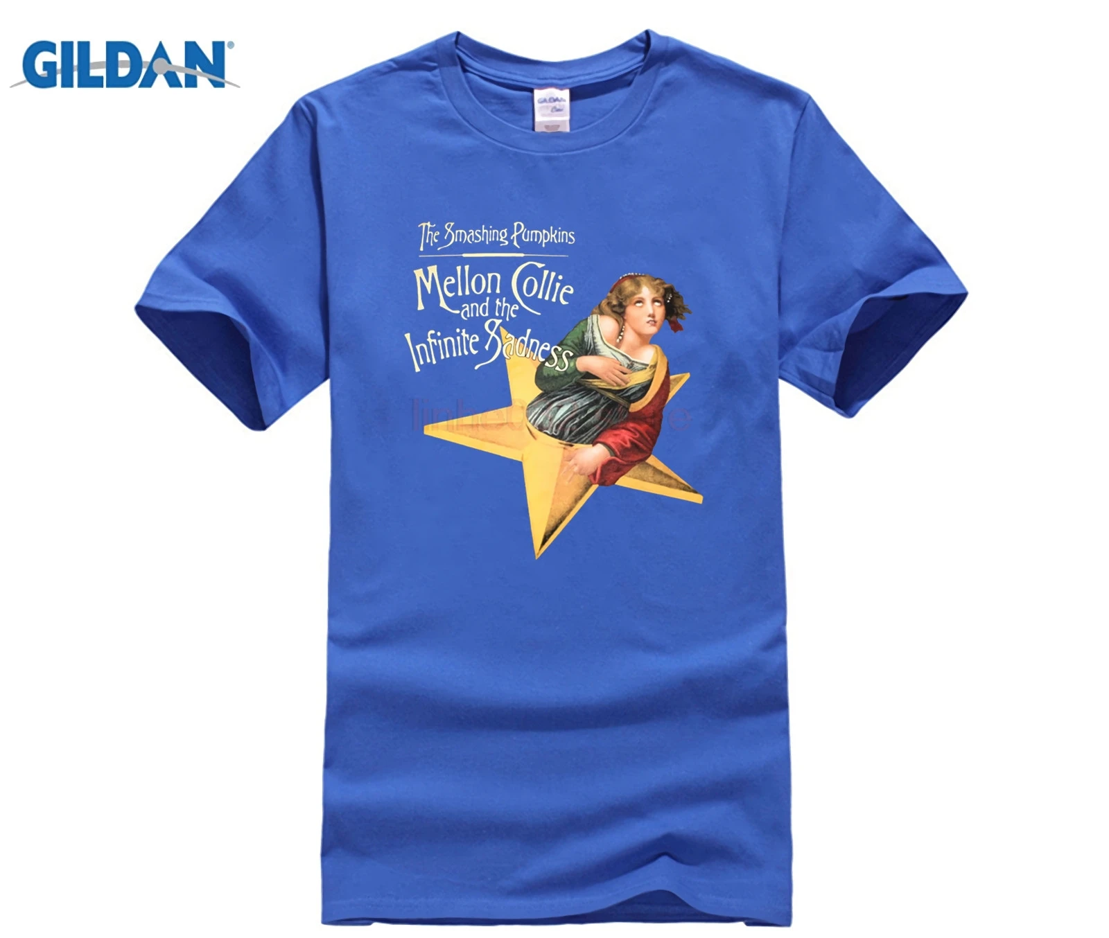THE SMASHING PUMPKINS MELLON COLLIE AND INFINITE печаль NEW BLACK Футболка летняя стиль хип|Мужские