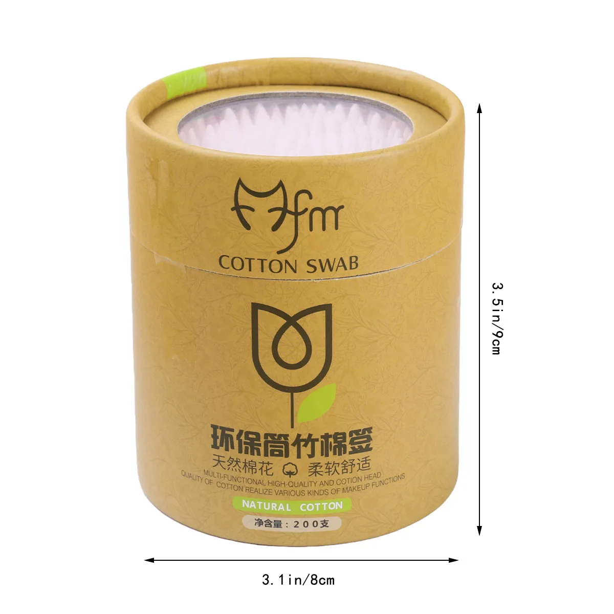 Одноразовые ватные палочки с двойной головкой принадлежности для макияжа