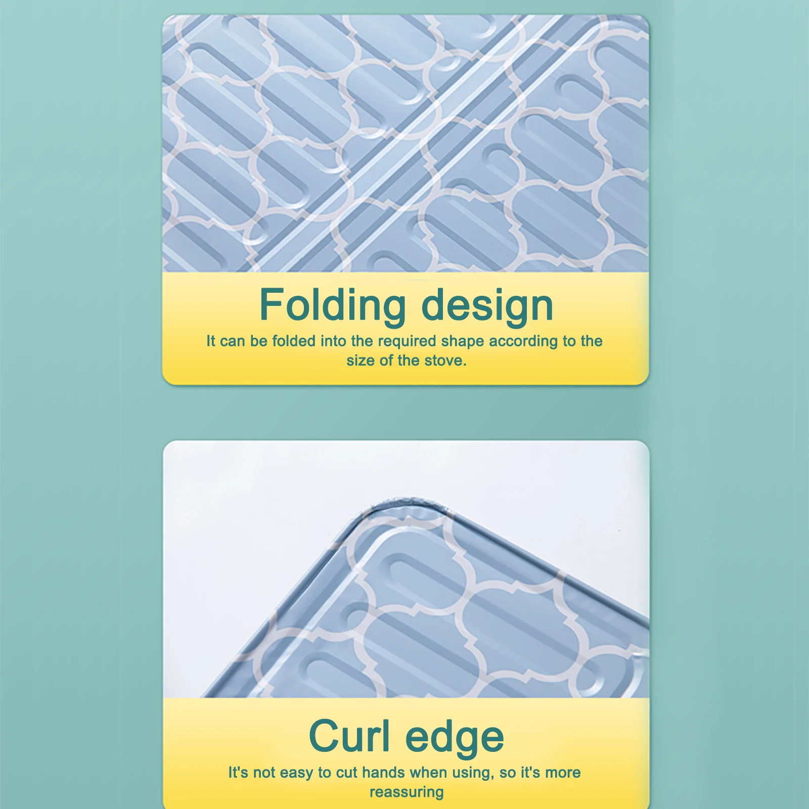 Складная кухонная газовая плита с масляной перегородкой алюминиевая фольга