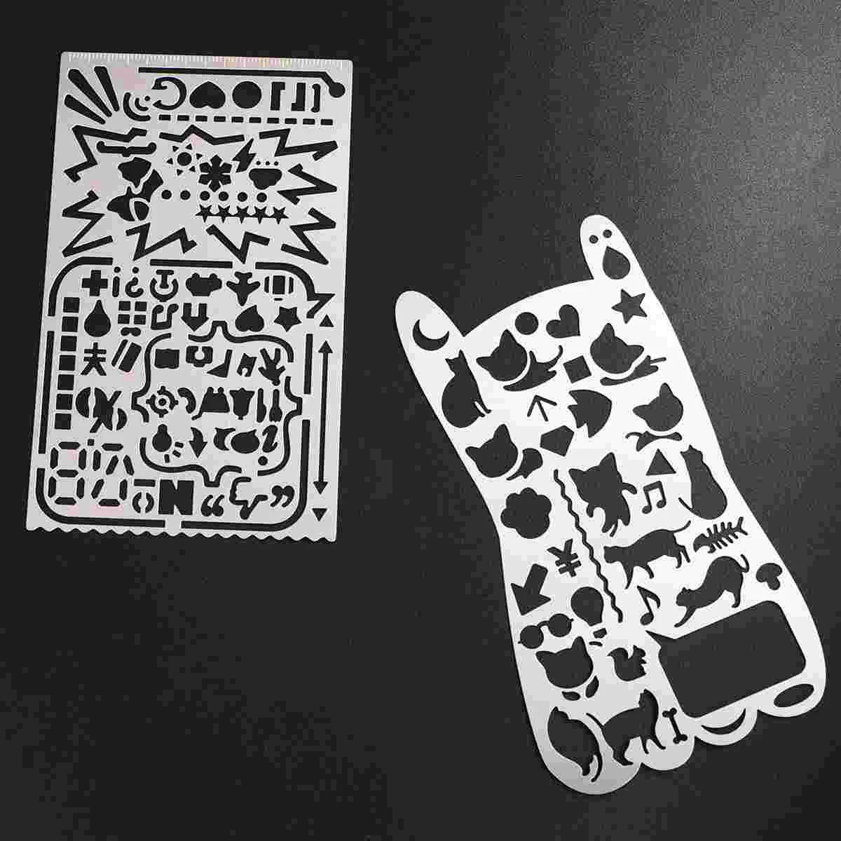 

2 шт., шаблоны для рисования