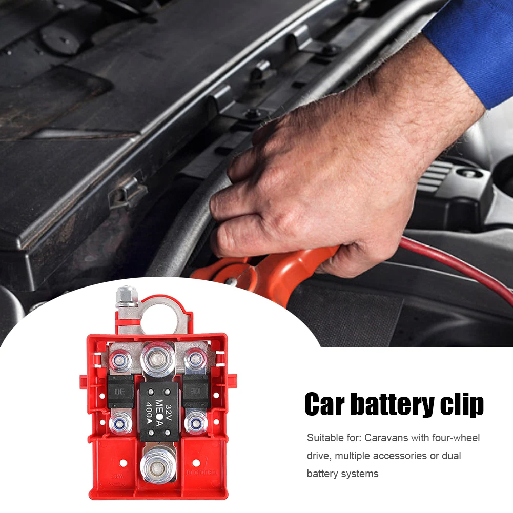 

Universal 32V 400A Pile Head Battery Connector Auto Release Terminal Clip Battery Terminal Connector Clamp Tool