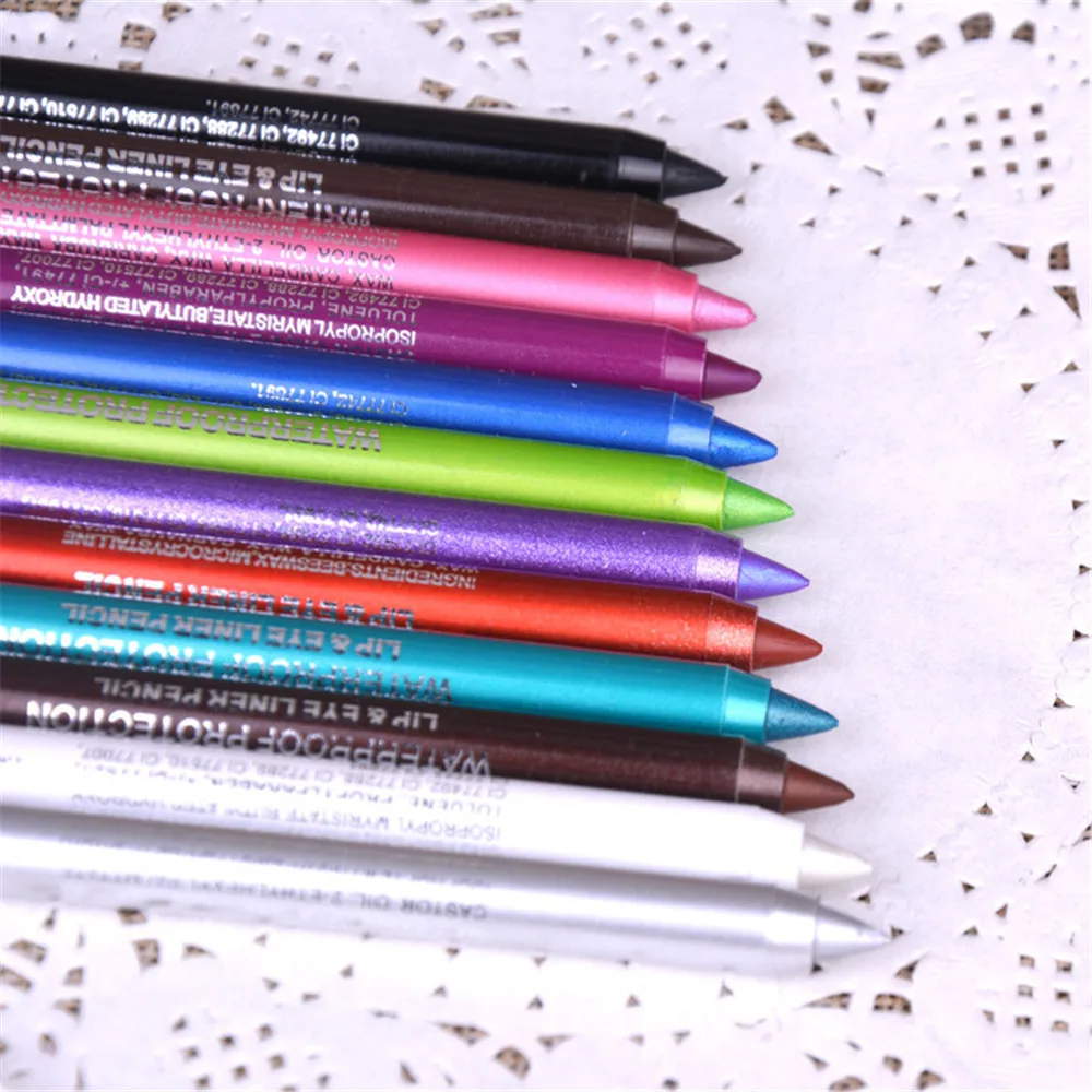 1 шт. Модный женский стойкий карандаш для век пигментный Водостойкий глаз