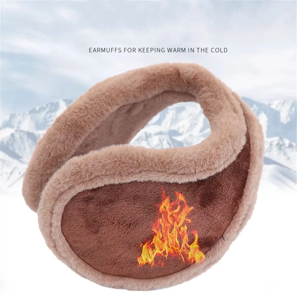 

Outdoor Soft Mens Earwarmers Earmuffs Ear Muffs Warmer Thicken Plush