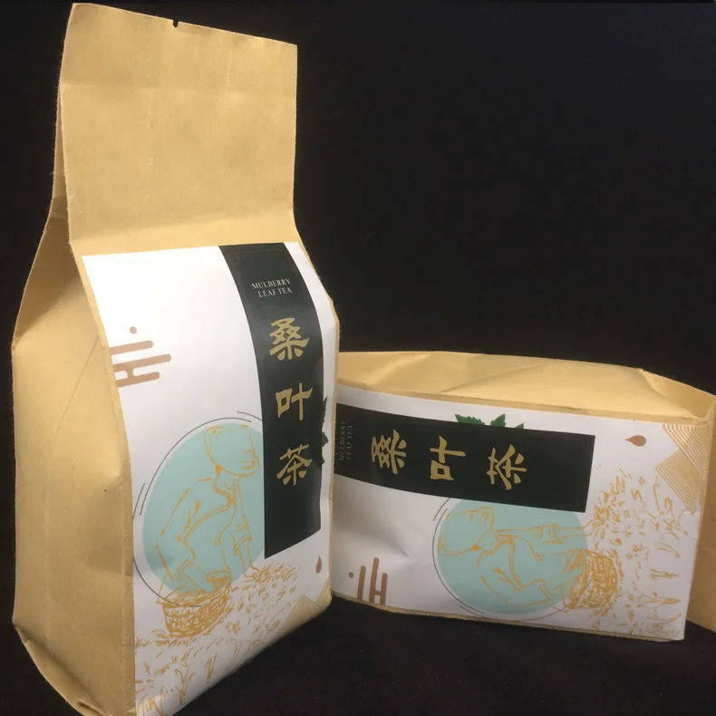 T&eacute; de Camelia de hojas de morera, paquete peque&ntilde;o de crema de hojas de morera, bolsa de t&eacute; saludable, 160g / 40-0