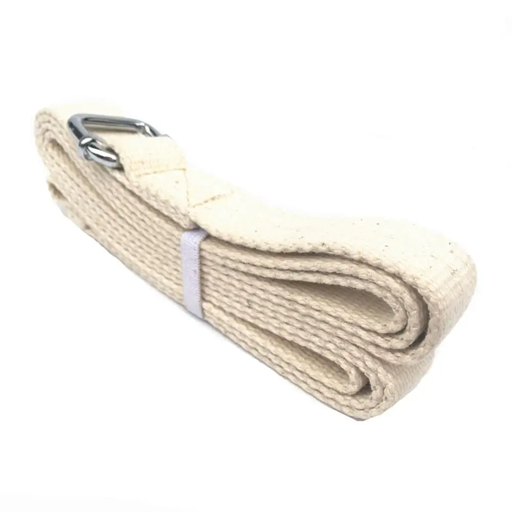 Эластичный ремень для йоги Прочные Ремни из чистого хлопка упражнений