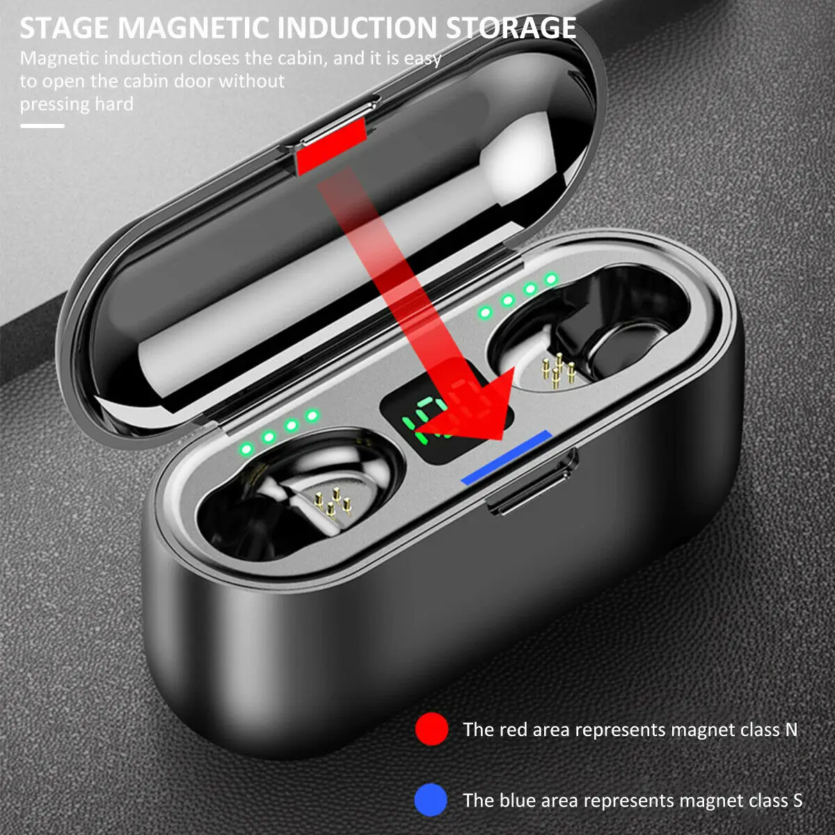 

Wireless Bluetooth Headphones Earphones Earbuds in-ear For iPhone Android